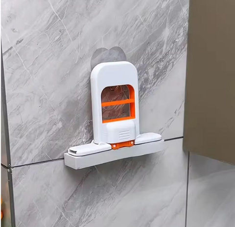 Foldable Mini Mop | Portable Desktop Wet & Dry Cleaning Mop | Self‑Squeezing