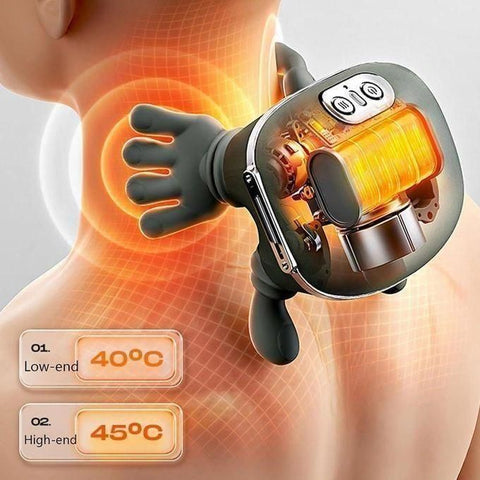 Portable Neck & Shoulder Hand Massager – Deep Tissue Relaxation
